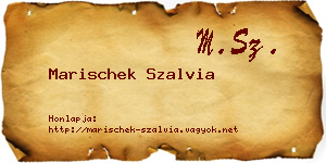 Marischek Szalvia névjegykártya